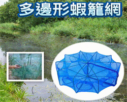 折疊捕魚蝦網籠